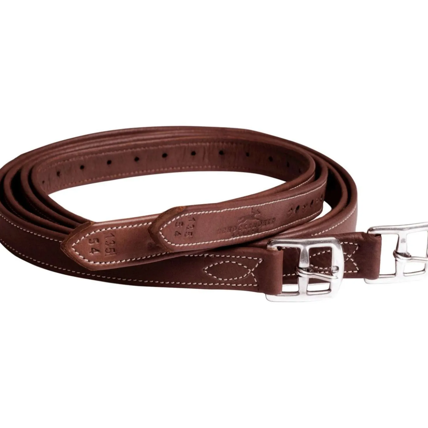 Schockemöhle Stijgbeugelriemen Chantilly Royal/Oak/Cream/Zilver