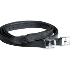 Schockemöhle Stijgbeugelriemen Chantilly Zwart/Zilver