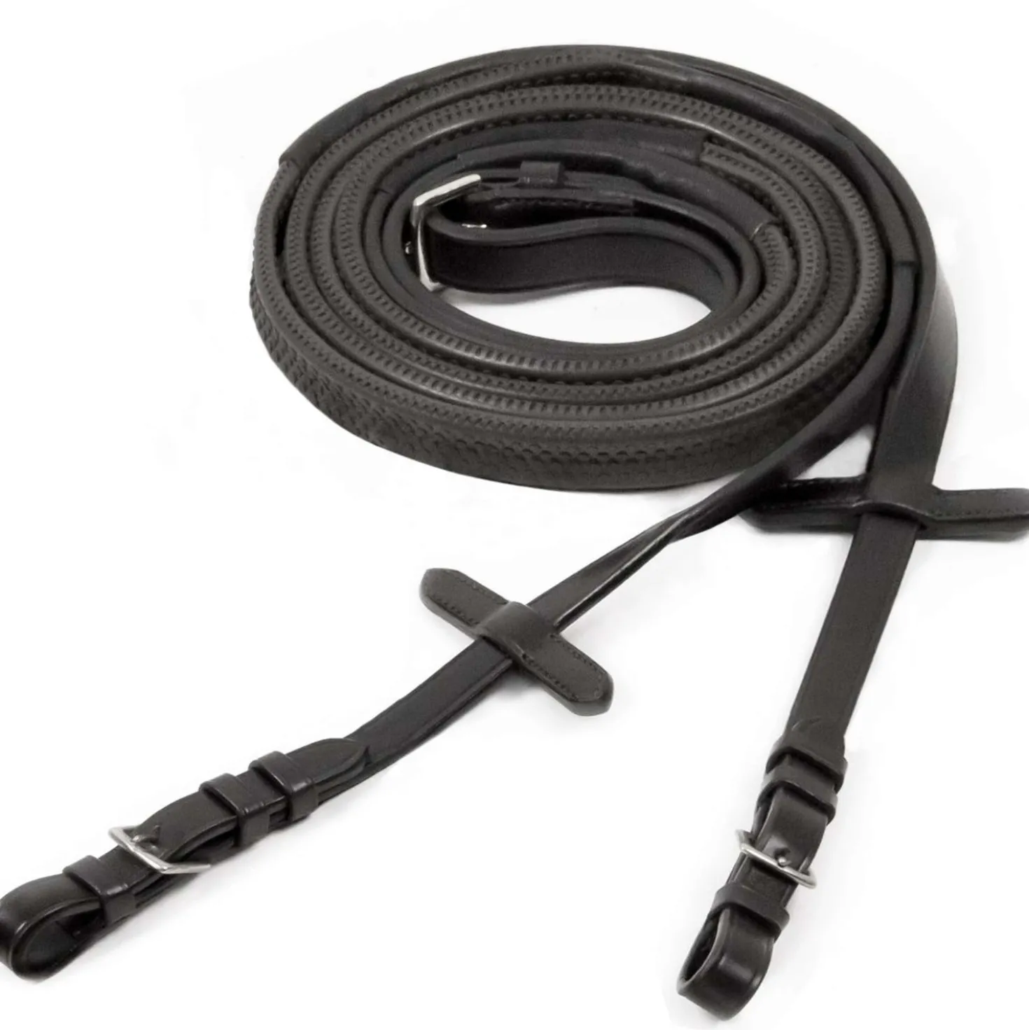 Schockemöhle Teugels Neo Line Rubber Zwart/Zilver