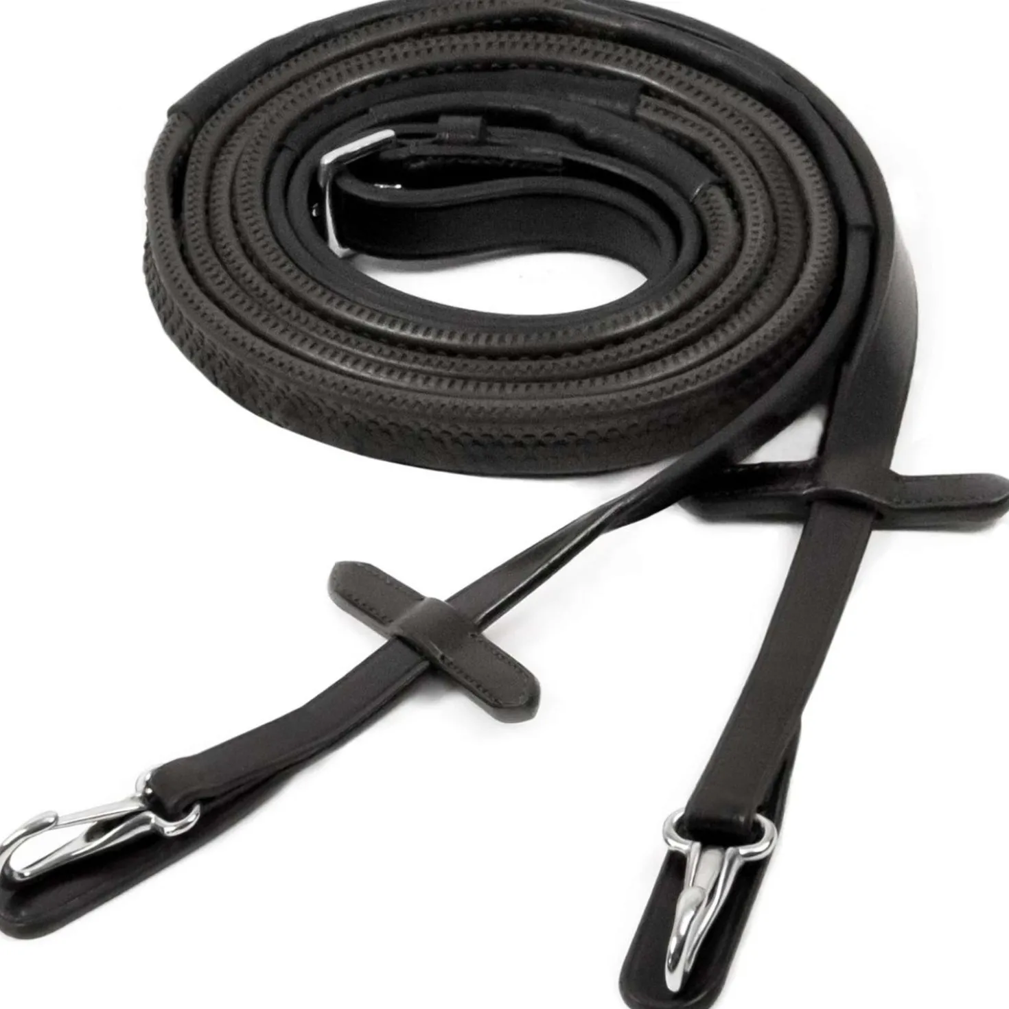 Schockemöhle Teugels Neo Line Rubber Clip Zwart/Zilver