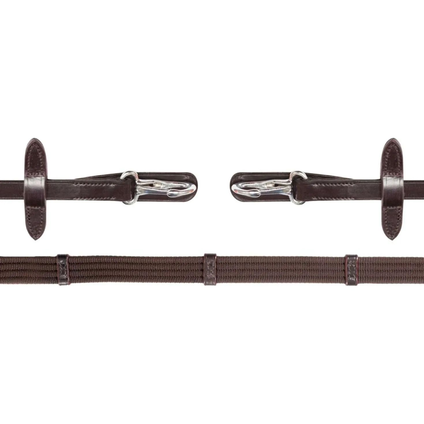 Schockemöhle Teugels Neo Line Clip Bruin/Zilver