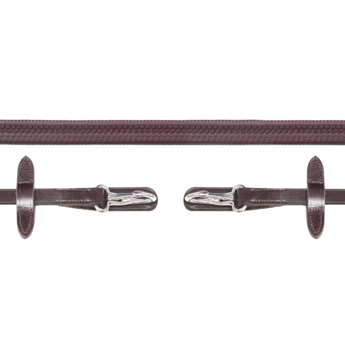Schockemöhle Teugels Neo Line Rubber Clip Bruin/Zilver