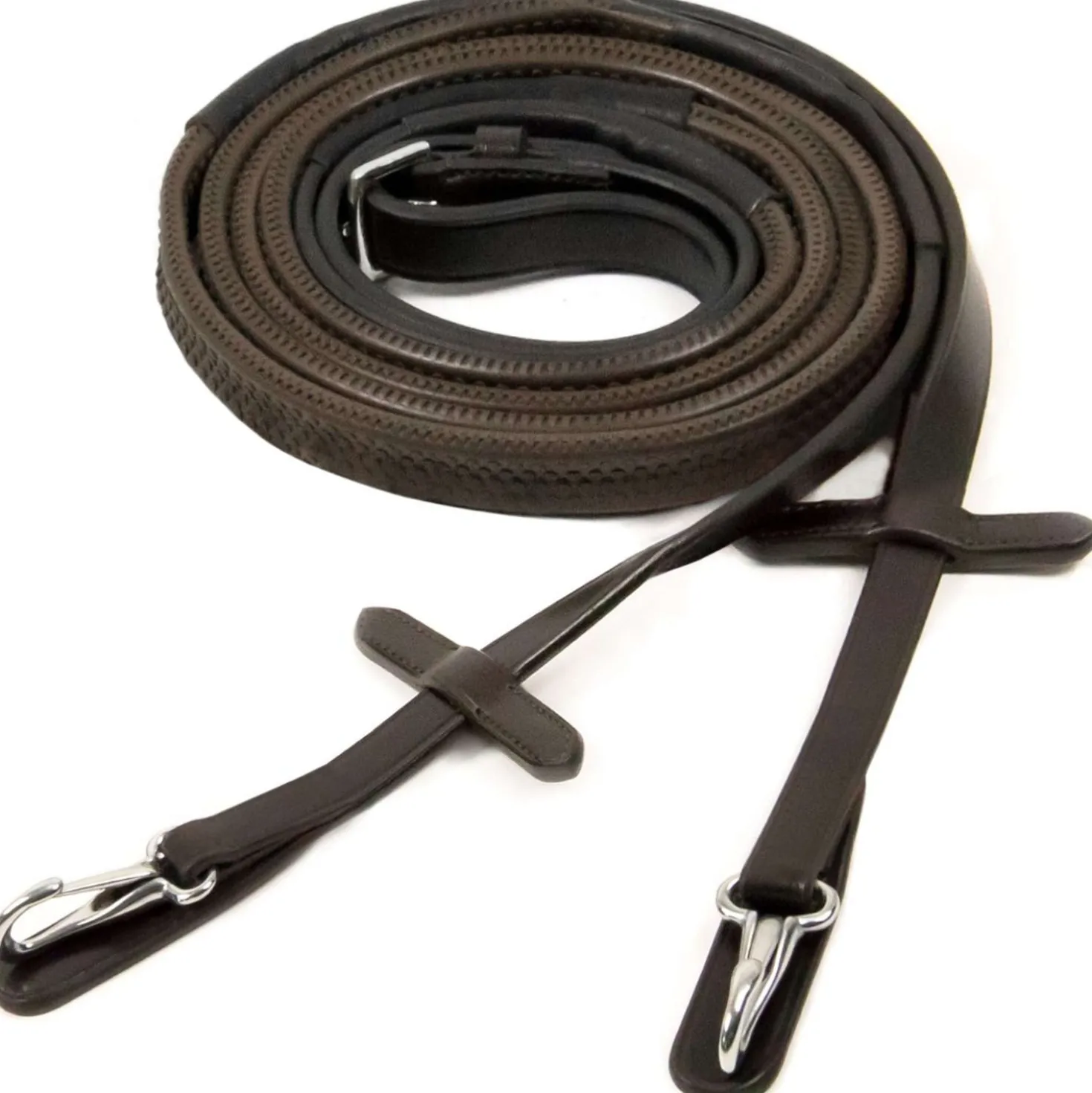 Schockemöhle Teugels Neo Line Rubber Clip Bruin/Zilver