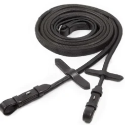 Schockemöhle Teugels Premium Rubber Zwart/Zilver