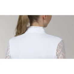 Schockemöhle Wedstrijdshirt SPAlicia Lange mouwen Optical White