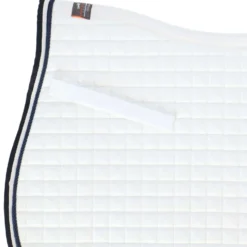 Schockemöhle Zadeldekje Neo Star Springen Wit/Navy