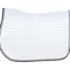 Schockemöhle Zadeldekje Neo Star Springen Wit/Navy