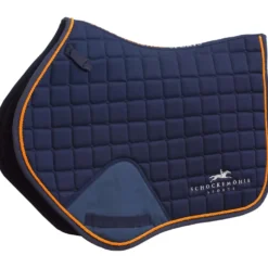 Schockemöhle Zadeldekje Power Logo Springen Navy
