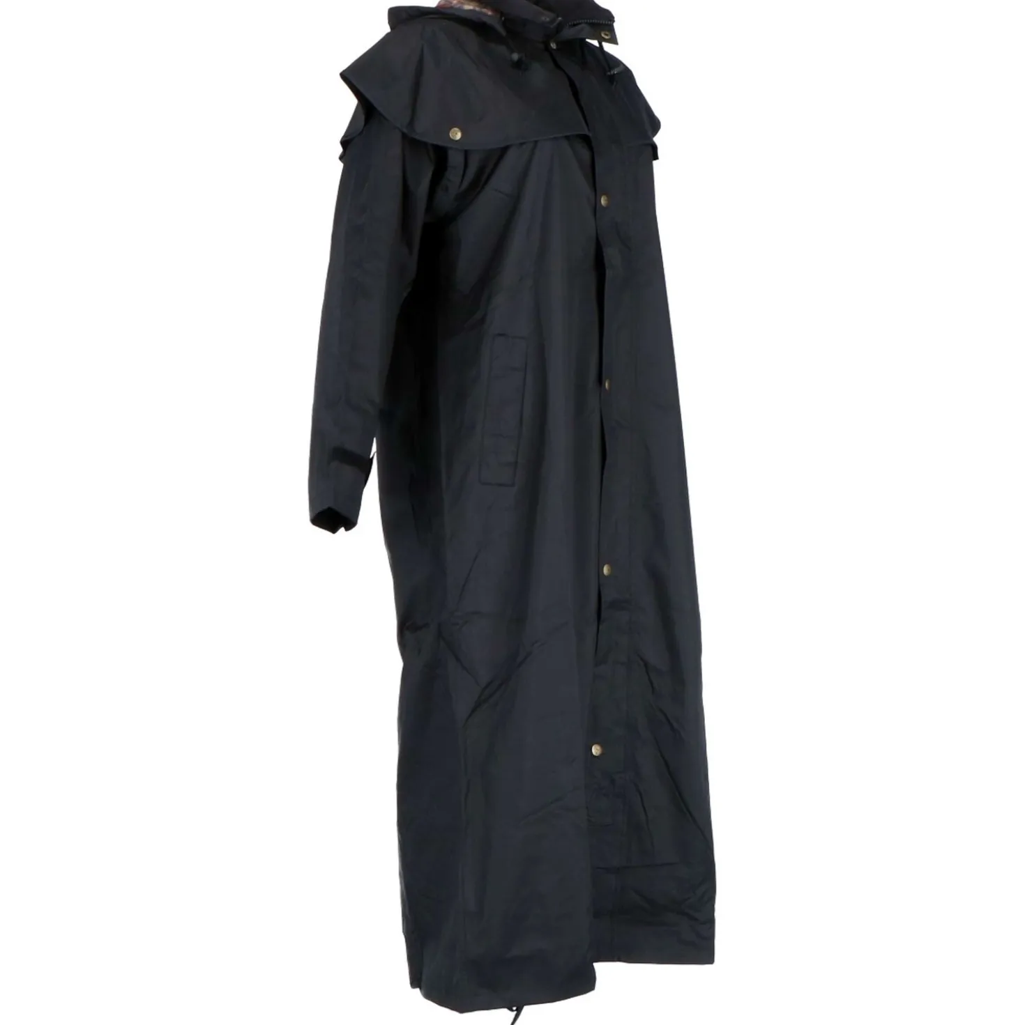 Scippis Black Roo Stockman Coat Zwart