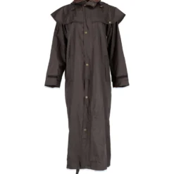 Scippis Black Roo Stockman Coat Bruin