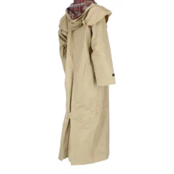 Scippis Black Roo Stockman Coat Beige