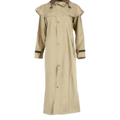 Scippis Black Roo Stockman Coat Beige