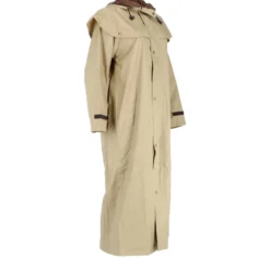 Scippis Black Roo Stockman Coat Beige