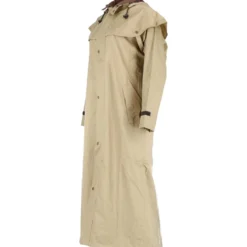 Scippis Black Roo Stockman Coat Beige
