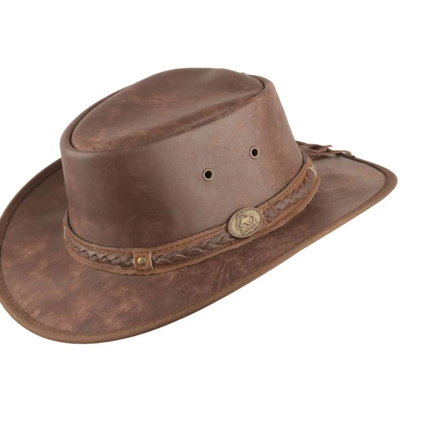 Scippis Lederen Hoed Springbrook Tan