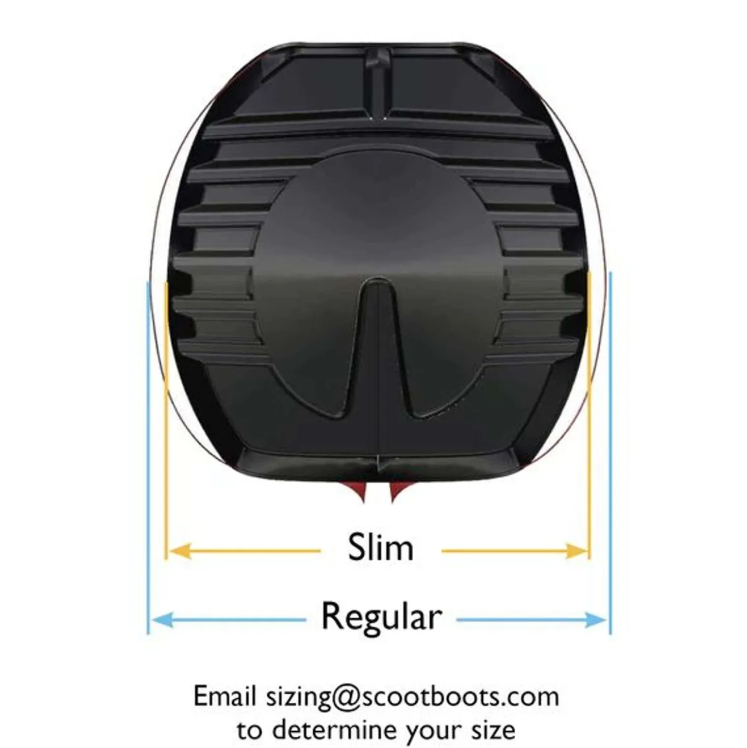 Scoot Boot Hoefschoen Slim Single Pony Zwart