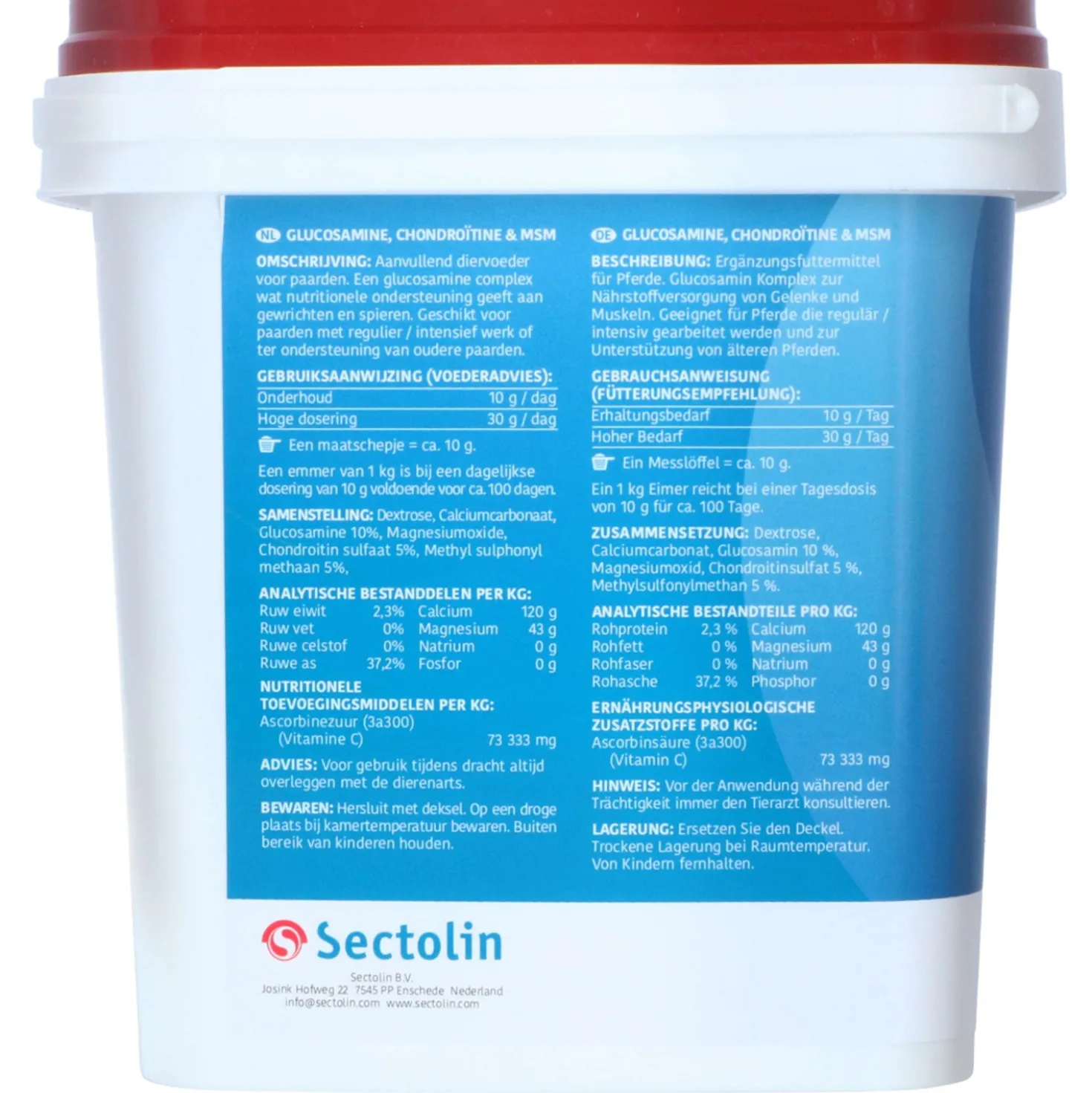 Sectolin Glucosamine, Chondroïtine en MSM