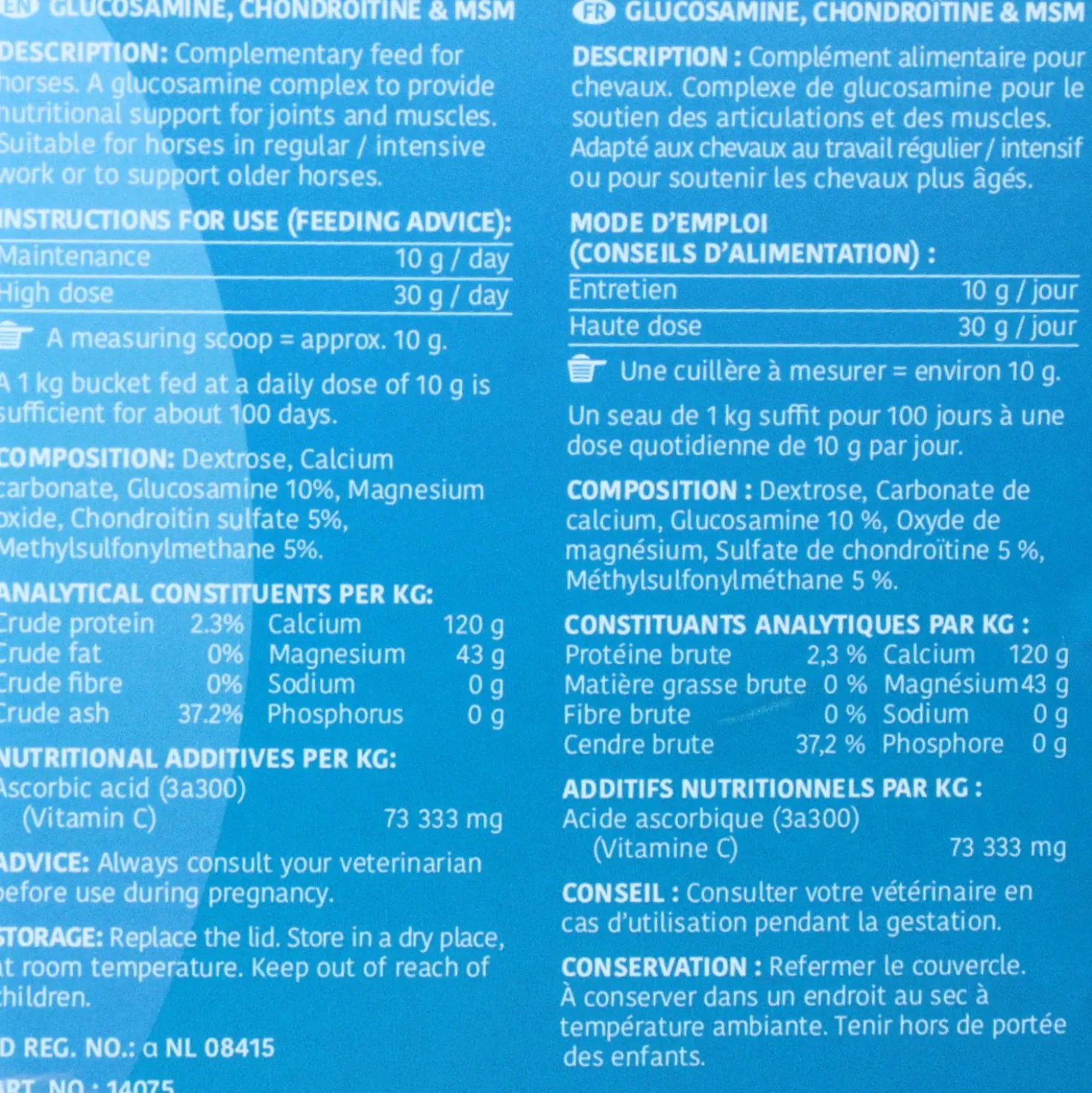 Sectolin Glucosamine, Chondroïtine en MSM