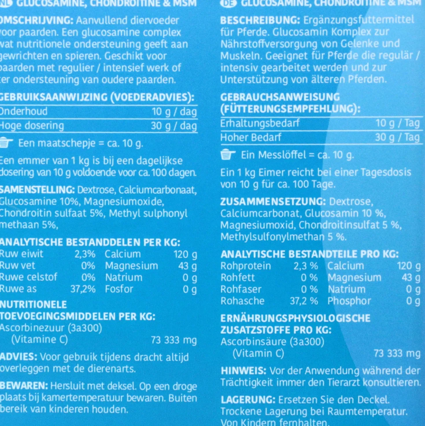 Sectolin Glucosamine, Chondroïtine en MSM