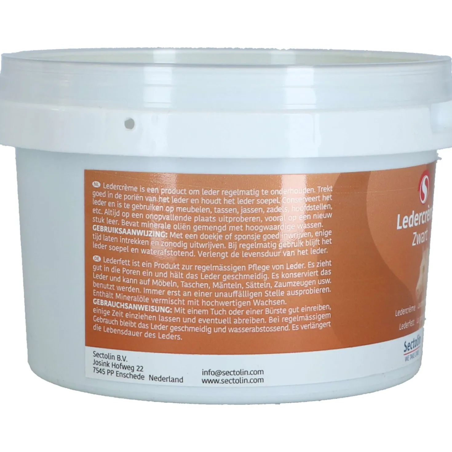 Sectolin Ledercreme Zwart