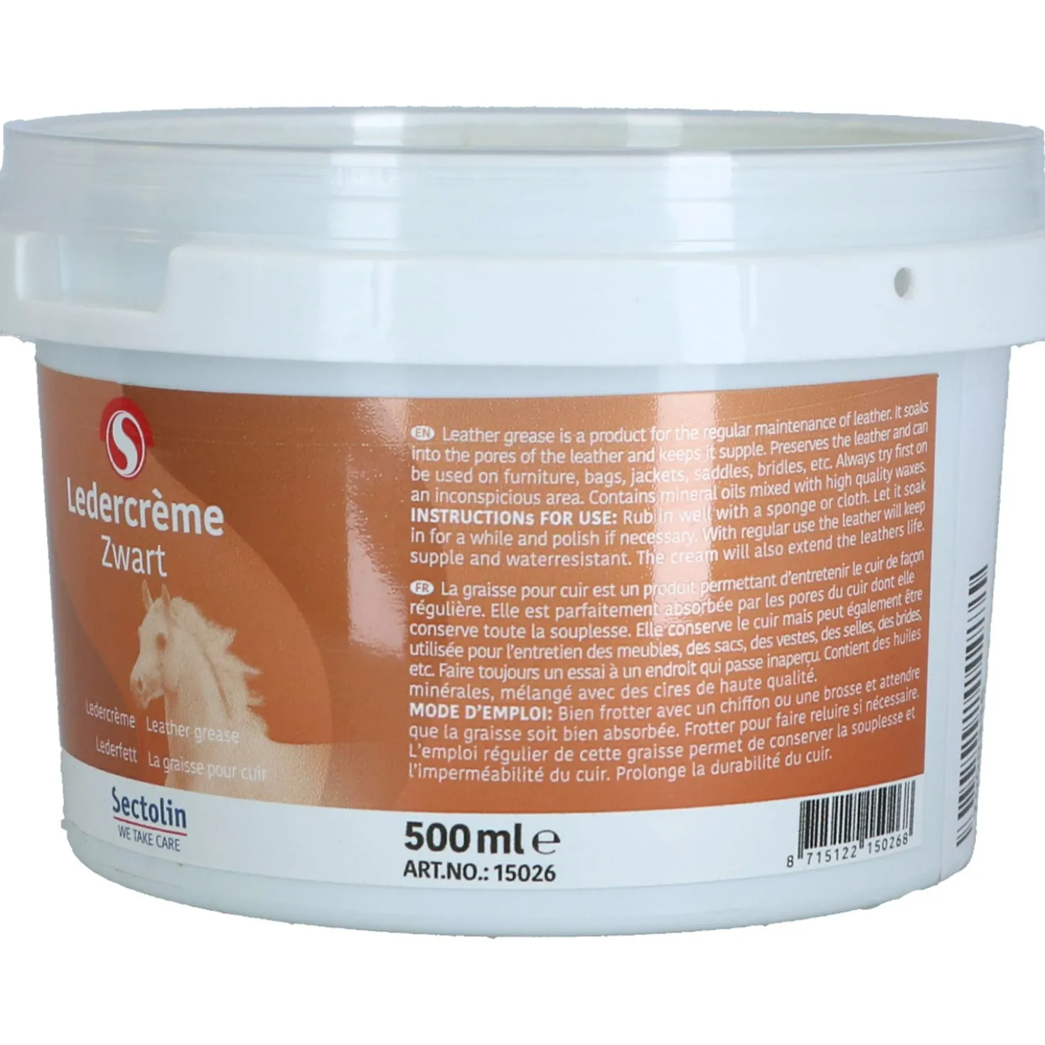 Sectolin Ledercreme Zwart