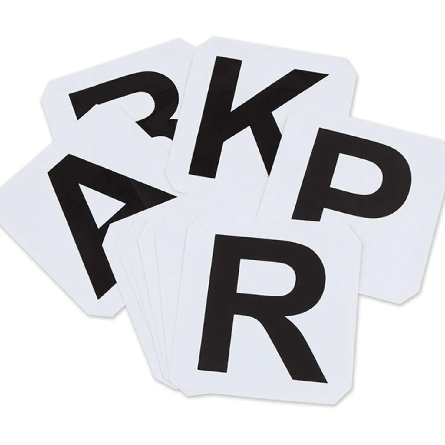 Shires Bakletters Sticker White