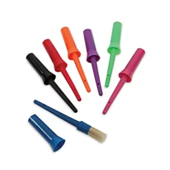 Shires Hoefoliekwast Plastic Blue
