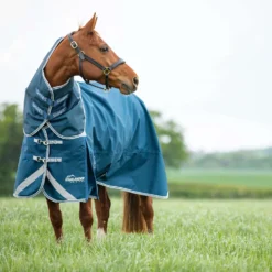 Shires Regendeken Original 50g Turnout met Hals Oceaan