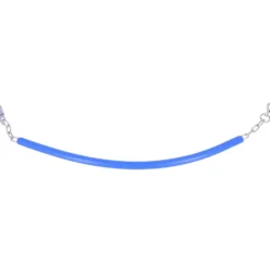 Shires Stalketting rubber met ketting Blauw