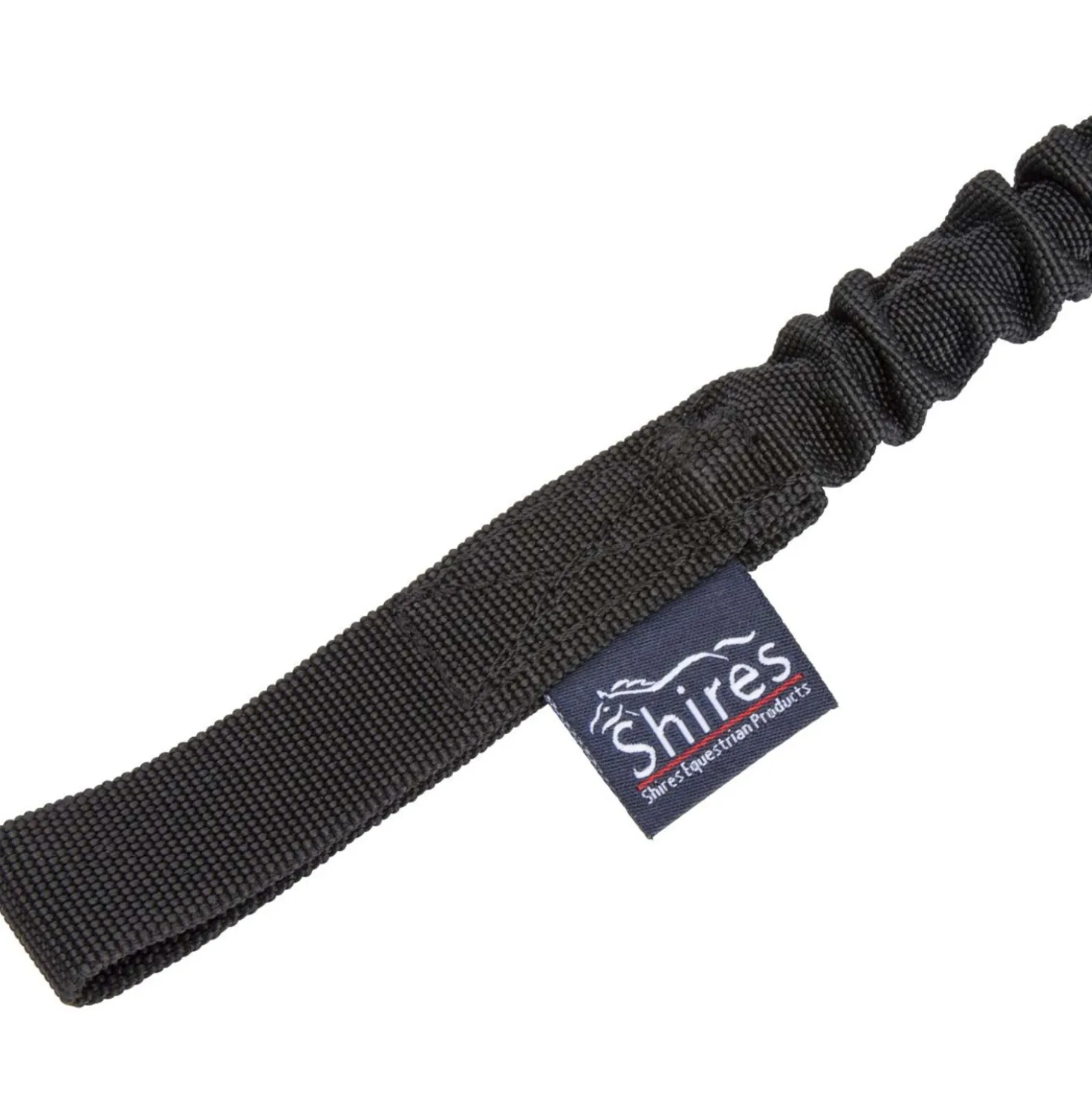 Shires Vastzetlijn Bungee Beakaway Zwart