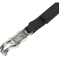 Shires Vastzetlijn Bungee Beakaway Zwart