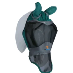 Shires Vliegenmasker Deluxe met Oren en Neus Groen