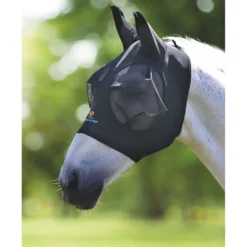 Shires Vliegenmasker Stretch Jet Zwart