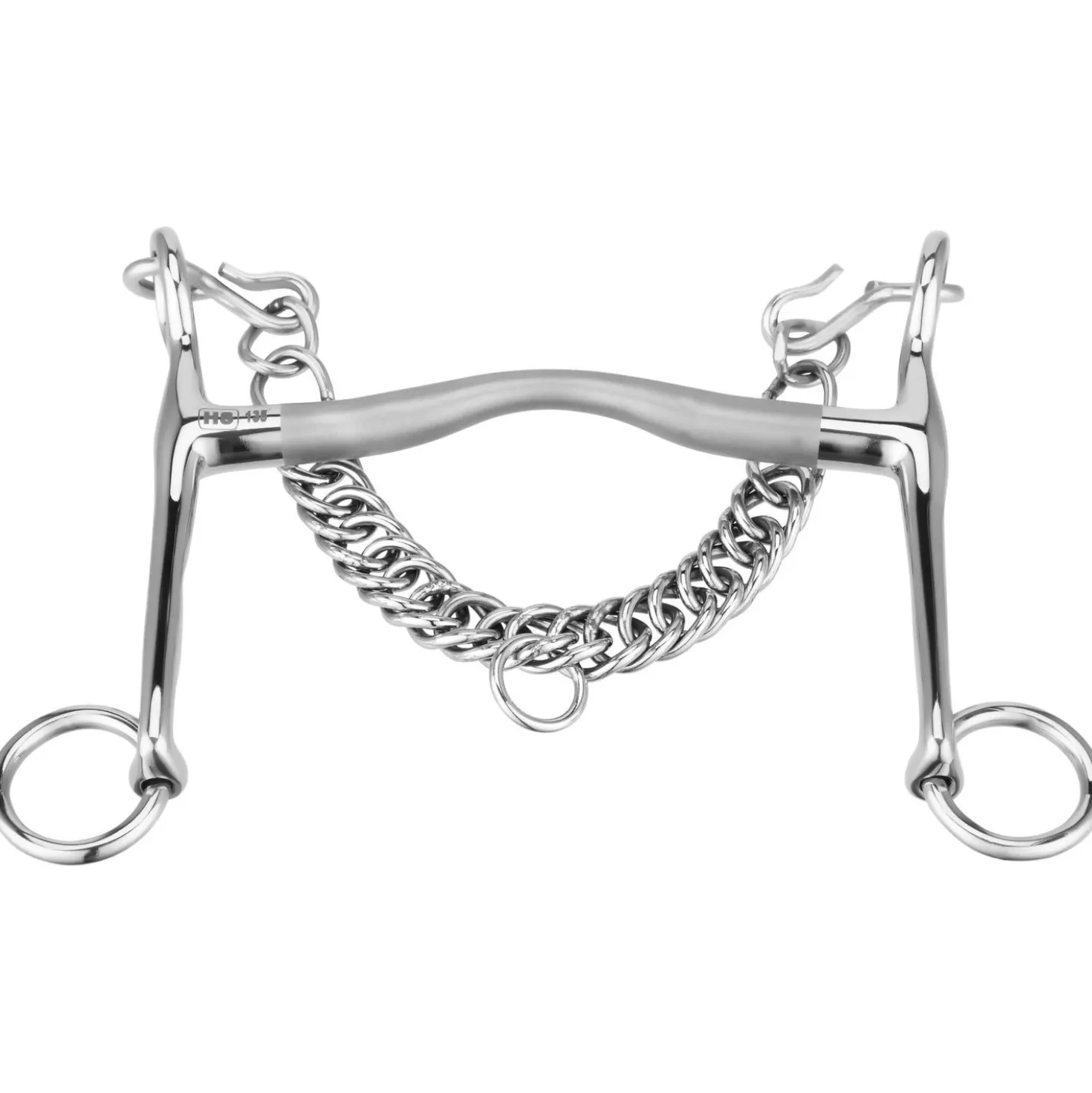 Sprenger Dressuurstang Satinox 12mm RVS 7cm Schaar