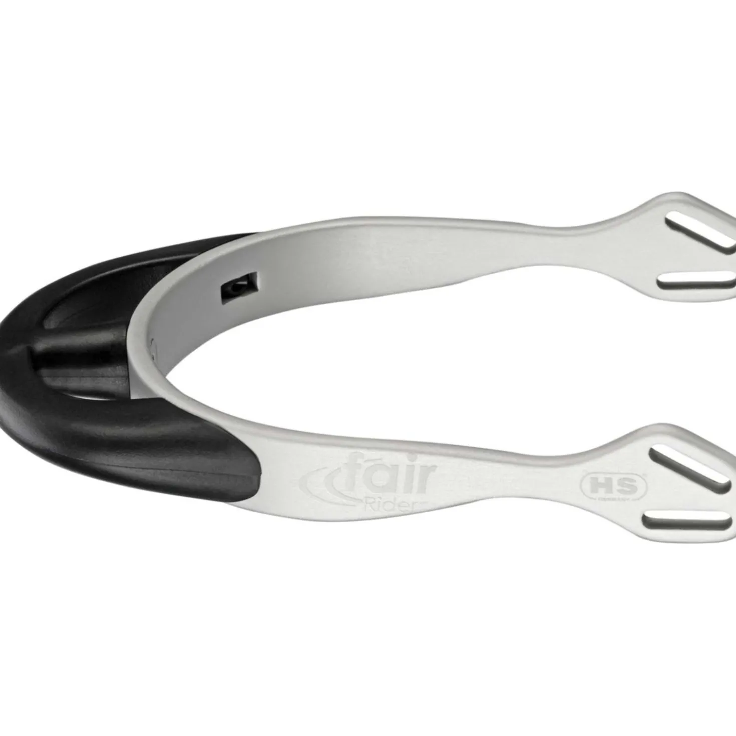 Sprenger Sporen Fairrider Half Rond Zilver/Zwart