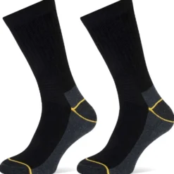 Stapp Yellow Sokken Worker 2-Pack Zwart