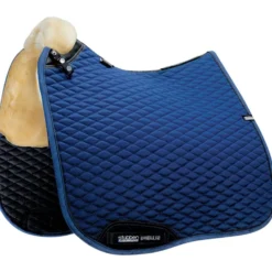 Stübben Zadeldekje Streamline Dressuur Lamsvel Blauw