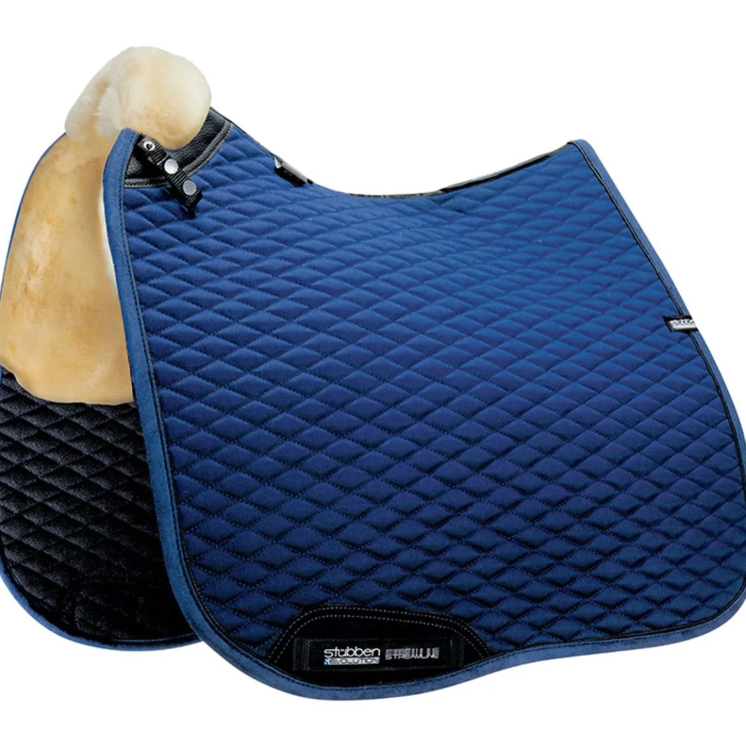 Stübben Zadeldekje Streamline Dressuur Lamsvel Blauw