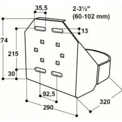 Suevia Beschermbeugel voor Drinkbak Model 12P 25R