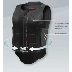 Swing Rugprotector P07 Kinderen Zwart