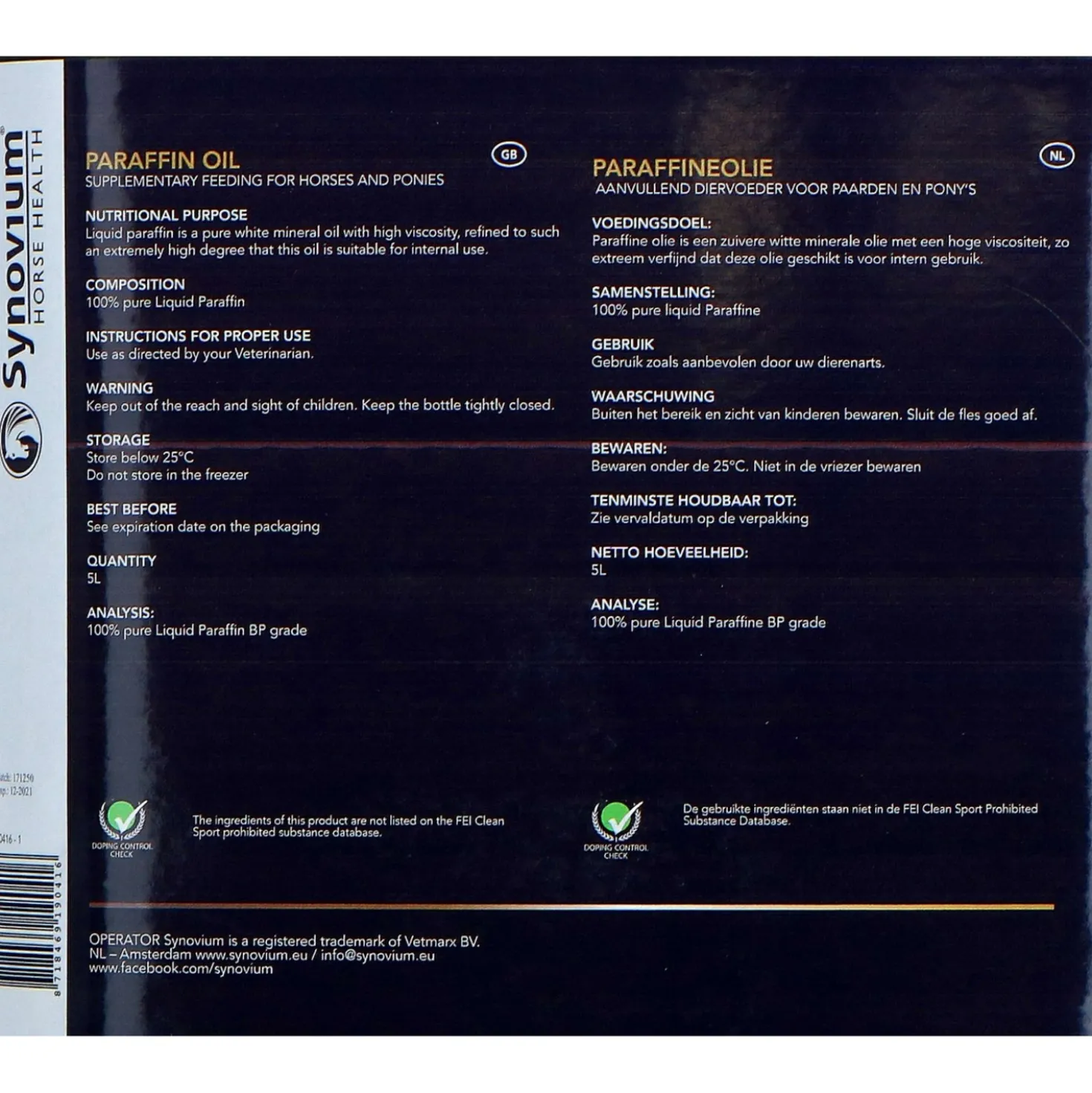 Synovium Paraffin Oil
