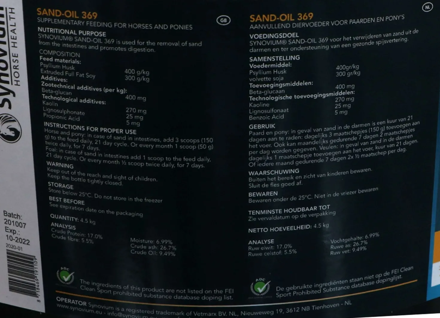 Synovium Sand-Oil 369