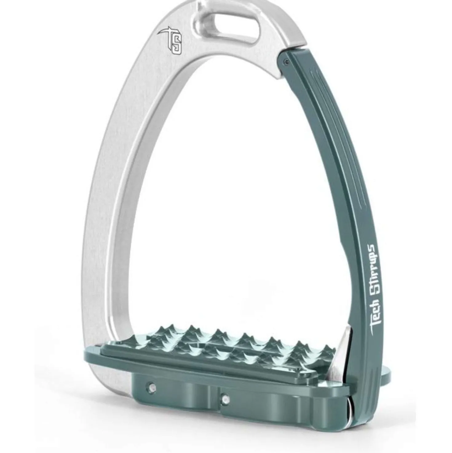 Tech Stirrups Stijgbeugels Venice Sloped EVO Zilver/Titanium