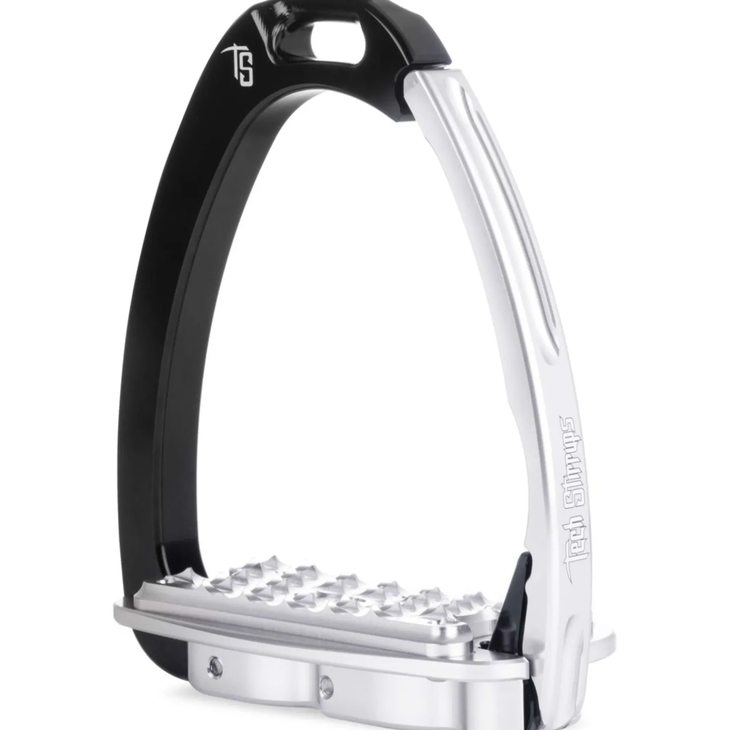 Tech Stirrups Stijgbeugels Venice Sloped EVO Zwart/Zilver