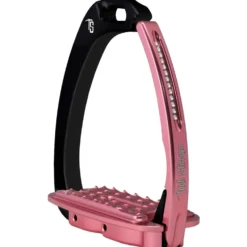 Tech Stirrups Stijgbeugels Venice Sloped Evo Swarovski Zwart/Roze