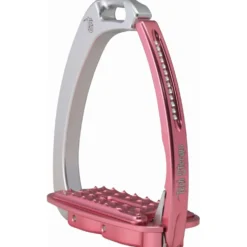 Tech Stirrups Stijgbeugels Venice Sloped Evo Swarovski Zilver/Roze