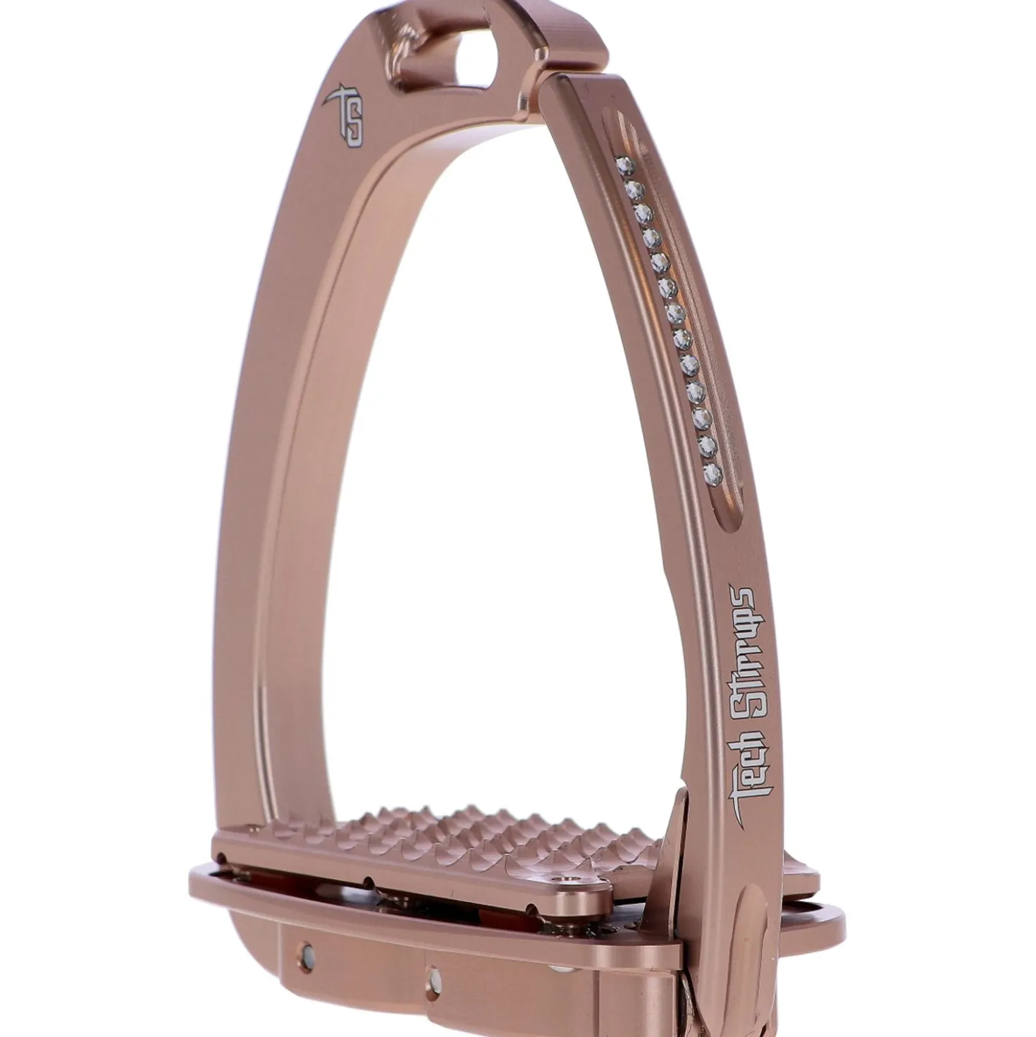 Tech Stirrups Stijgbeugels Venice Plus Swarovski Dressuur Rosegoud