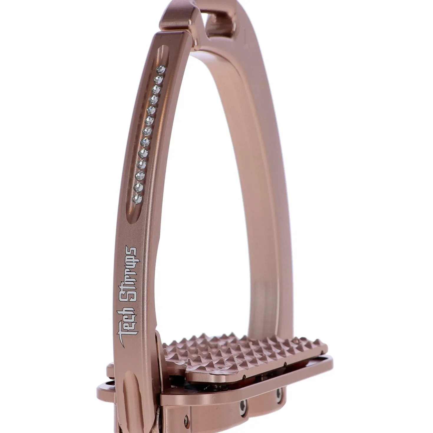 Tech Stirrups Stijgbeugels Venice Plus Swarovski Dressuur Rosegoud