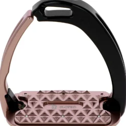 Tech Stirrups Stijgbeugels Venice Sloped Evo Swarovski Zwart/Rosegoud