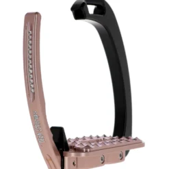 Tech Stirrups Stijgbeugels Venice Sloped Evo Swarovski Zwart/Rosegoud